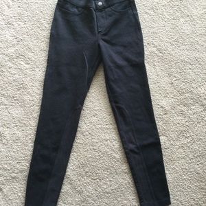 EUC Abercrombie Kids girls black jeggings size 12